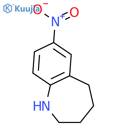 7-Nitro-2,3,4,5-tetrahydro-1H-benzobazepine structure