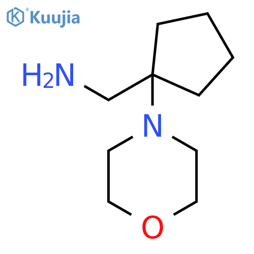 1-[1-(morpholin-4-yl)cyclopentyl]methanamine structure