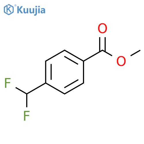 Methyl 4-(difluoromethyl)benzoate structure