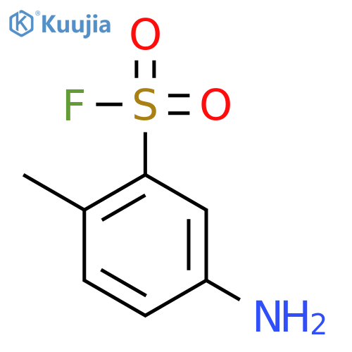 5-amino-2-methylbenzene-1-sulfonyl fluoride structure
