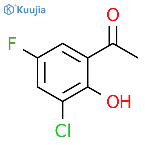 1-(3-chloro-5-fluoro-2-hydroxyphenyl)ethan-1-one structure