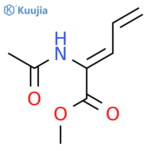 2,4-Pentadienoicacid,2-(acetylamino)-,methylester(9CI) structure