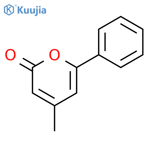 2H-Pyran-2-one, 4-methyl-6-phenyl- structure