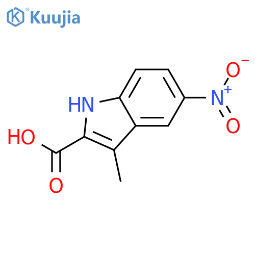 3-Methyl-5-nitro-1H-indole-2-carboxylic acid structure