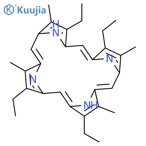 2,8,12,18-tetraethyl-3,7,13,17-tetramethylporphyrin structure