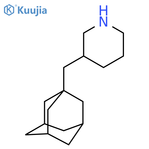 3-(adamantan-1-yl)methylpiperidine structure