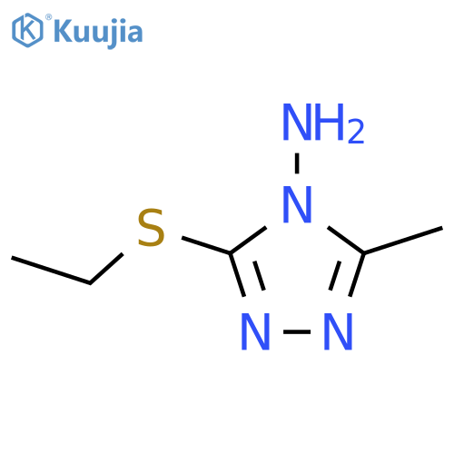 3-(ethylsulfanyl)-5-methyl-4H-1,2,4-triazol-4-amine structure