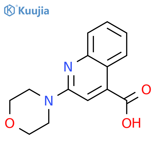 2-Morpholin-4-ylquinoline-4-carboxylic Acid structure