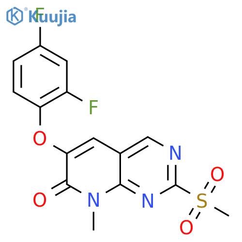 6-(2,4-Difluorophenoxy)-8-methyl-2-(methylsulfonyl)pyrido2,3-dpyrimidin-7(8H)-one structure
