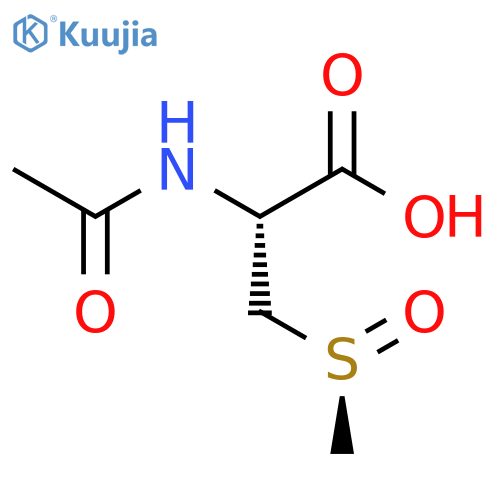 (2R)-2-acetamido-3-(S)-methanesulfinylpropanoic acid structure