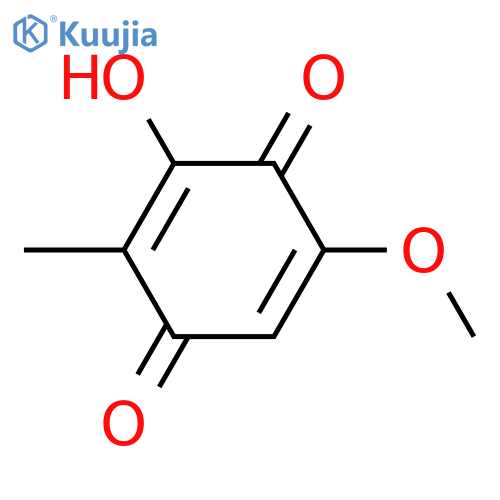 2,5-Cyclohexadiene-1,4-dione, 3-hydroxy-5-methoxy-2-methyl- structure