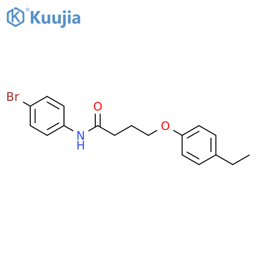 N-(4-Bromophenyl)-4-(4-ethylphenoxy)butanamide structure
