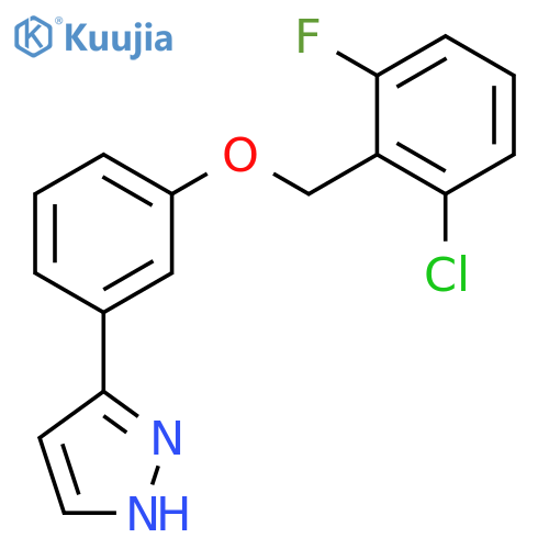 3-{3-(2-Chloro-6-Fluorobenzyl)OxyPhenyl}-1h-Pyrazole structure
