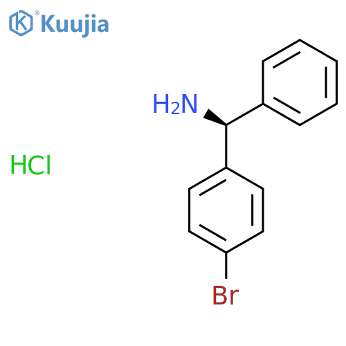(S)-(4-Bromophenyl)(phenyl)methanamine hydrochloride structure