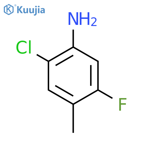 2-Chloro-5-fluoro-4-methylaniline structure