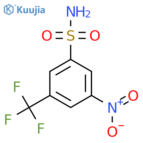 3-nitro-5-(trifluoromethyl)benzene-1-sulfonamide structure