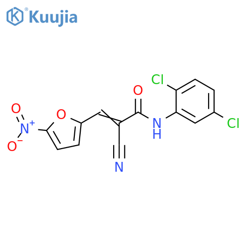 2-Propenamide, 2-cyano-N-(2,5-dichlorophenyl)-3-(5-nitro-2-furanyl)- structure