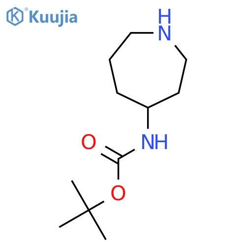 tert-butyl N-(azepan-4-yl)carbamate structure