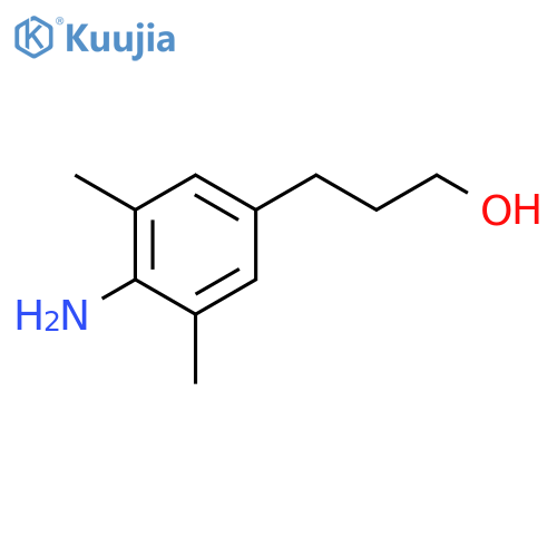 4-Amino-3,5-dimethylbenzenepropanol structure