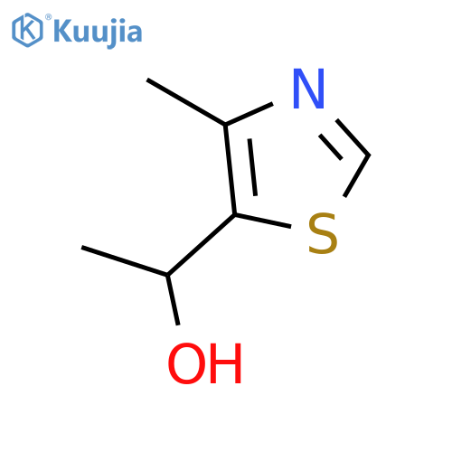1-(4-methyl-1,3-thiazol-5-yl)ethan-1-ol structure