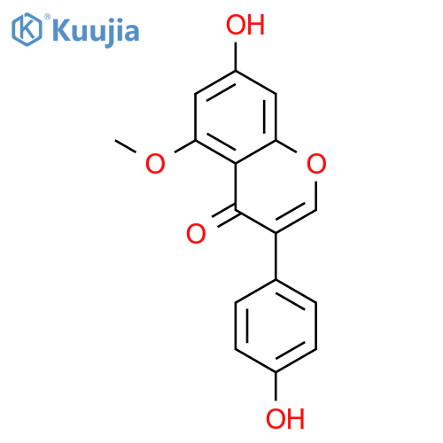 7-hydroxy-3-(4-hydroxyphenyl)-5-methoxy-4H-chromen-4-one structure