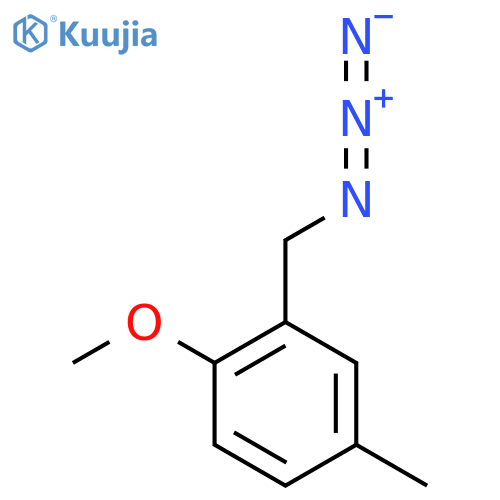 2-(azidomethyl)-1-methoxy-4-methylbenzene structure