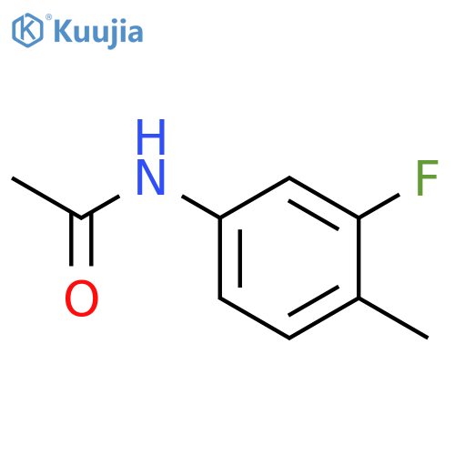 Acetamide,N-(3-fluoro-4-methylphenyl)- structure