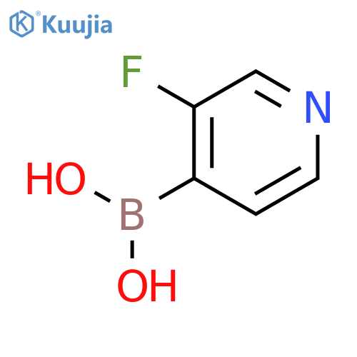 3-Fluoropyridine-4-boronic acid structure