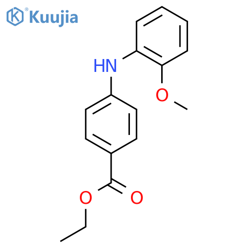 ethyl 4-(2-methoxyphenyl)aminobenzoate structure