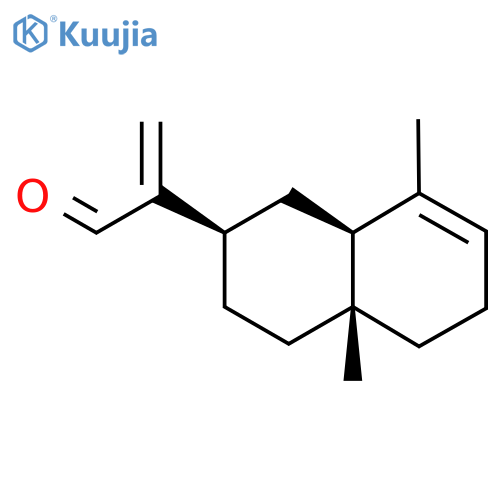 2-((2R,4Ar,8aR)-4a,8-Dimethyl-1,2,3,4,4a,5,6,8a-octahydronaphthalen-2-yl)acrylaldehyde structure