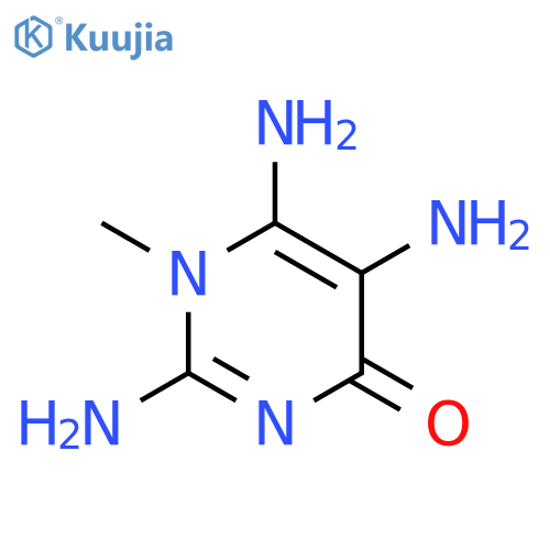 4(1H)-Pyrimidinone,2,5,6-triamino-1-methyl- structure