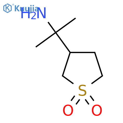 3-(2-aminopropan-2-yl)-1lambda6-thiolane-1,1-dione structure