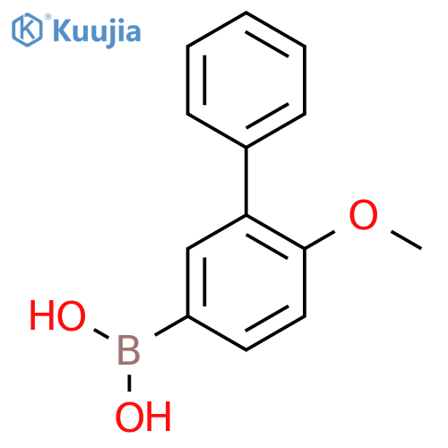 (4-methoxy-3-phenylphenyl)boronic acid structure