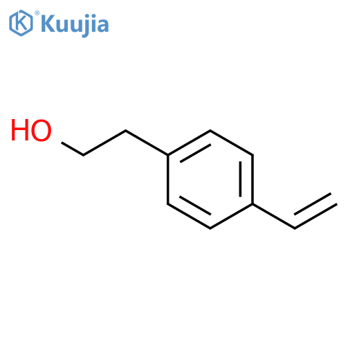 BENZENEETHANOL, 4-ETHENYL- structure