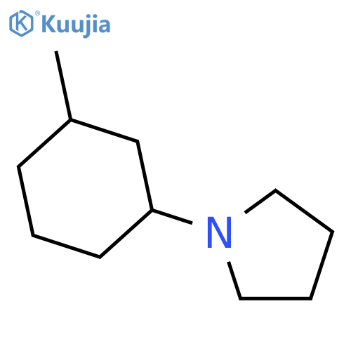 1-(3-methylcyclohexyl)pyrrolidine structure