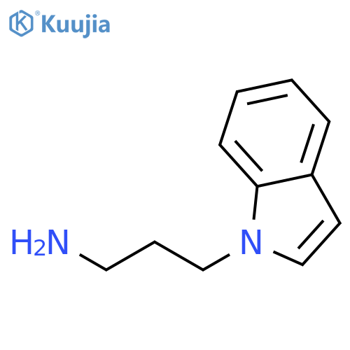 3-(1H-Indol-1-yl)propan-1-amine structure