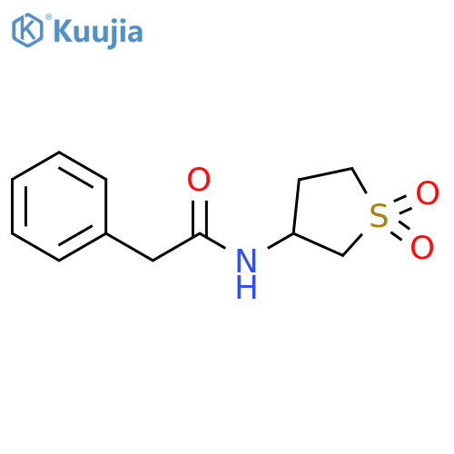 N-(1,1-dioxo-1lambda6-thiolan-3-yl)-2-phenylacetamide structure