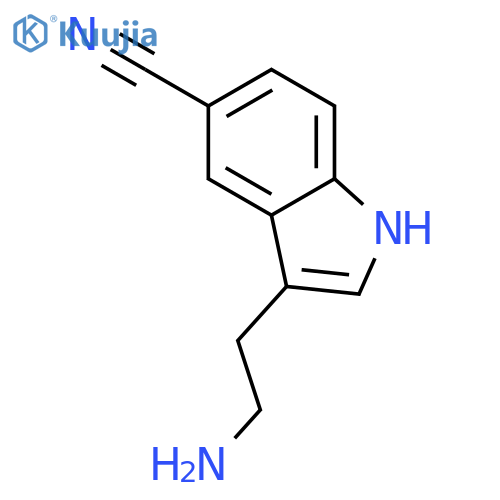 5-Cyanotryptamine structure