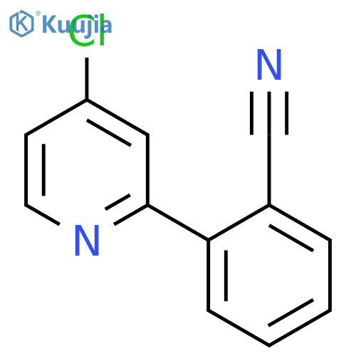 2-(4-chloropyridin-2-yl)benzonitrile structure