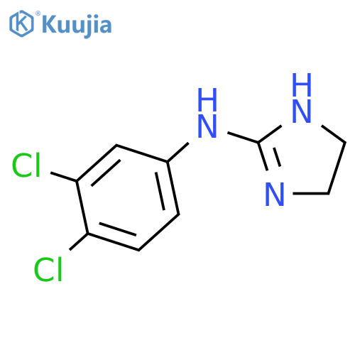 N-(3,4-Dichlorophenyl)-4,5-dihydro-1H-imidazol-2-amine structure
