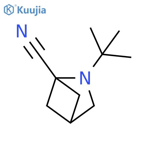 2-Azabicyclo[2.1.1]hexane-1-carbonitrile,2-(1,1-dimethylethyl)-(9CI) structure