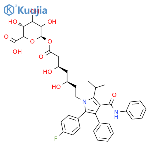 Atorvastatin Acyl-β-D-glucuronide structure