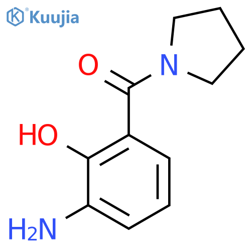 (3-Amino-2-hydroxyphenyl)(pyrrolidin-1-yl)methanone structure