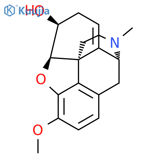 Morphinan-6-ol,8,14-didehydro-4,5-epoxy-3-methoxy-17-methyl-, (5a,6a)- structure
