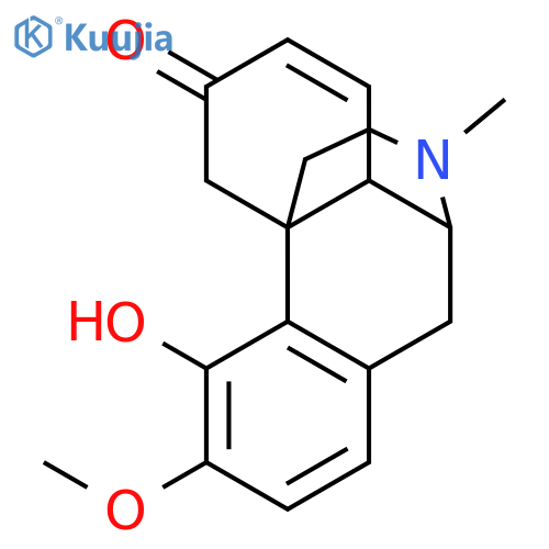 Morphinan-6-one,7,8-didehydro-4-hydroxy-3-methoxy-17-methyl- structure