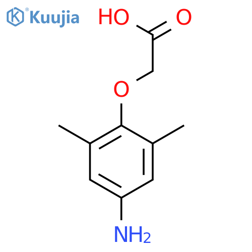 2-(4-amino-2,6-dimethylphenoxy)acetic acid structure