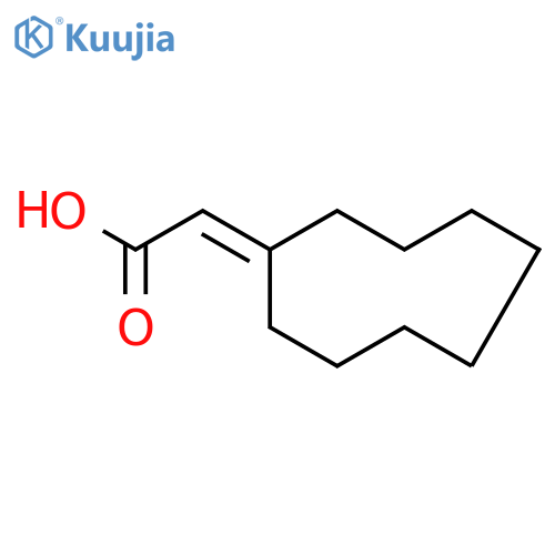 ACETIC ACID, CYCLONONYLIDENE- structure
