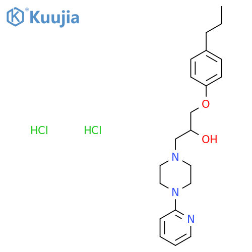 1-(4-Propylphenoxy)-3-(4-(pyridin-2-yl)piperazin-1-yl)propan-2-ol dihydrochloride structure