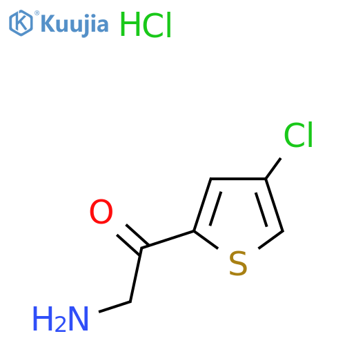 2-amino-1-(4-chlorothiophen-2-yl)ethan-1-one structure