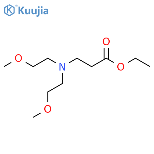 Ethyl 3-[bis(2-methoxyethyl)amino]propanoate structure